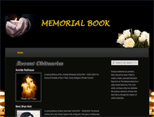 Tablet Screenshot of memorialbook.co.uk